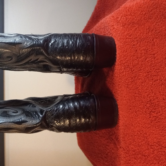 Ostrich leather boots - Picture 6 of 10